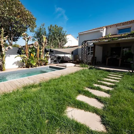 Maison De La Bonaventure Perols, Piscine Et Jardin Villa