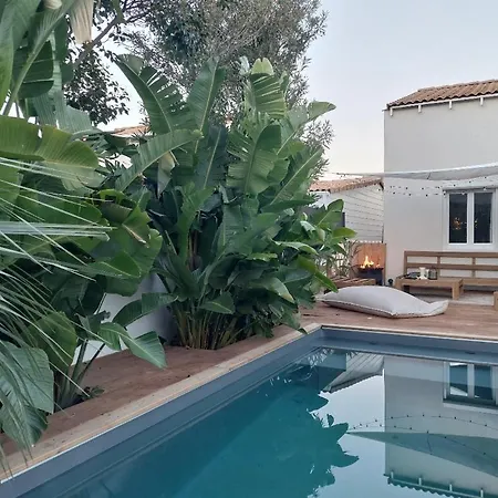 Maison De La Bonaventure Perols, Piscine Et Jardin